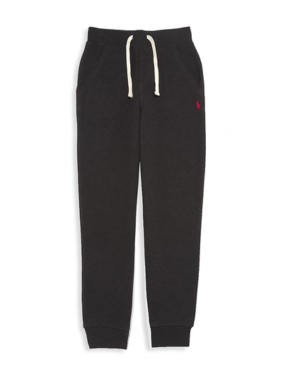Polo Ralph Lauren Kids' Little Boy's & Boy's Seasonal Fleece Joggers In Dark Heather Grey
