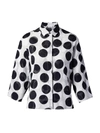 AKRIS PUNTO FIL COUP POLKA DOT BOXY BLOUSE,400013023682