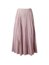 AKRIS PUNTO CRUSHED SUNRAY PLISSÉ MIDI SKIRT,400013036854