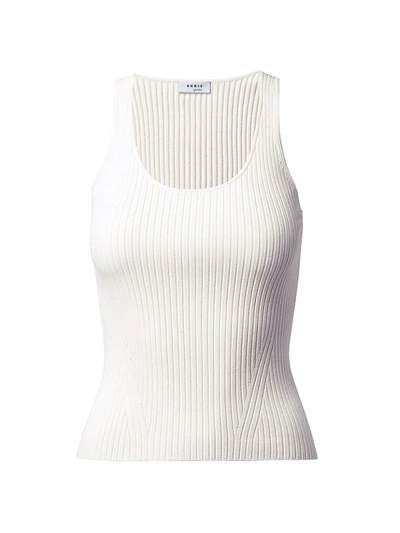 Akris Punto Sleeveless Knit Top In Cream