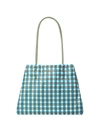 KATE SPADE LARGE EVERYTHING PADDED PLAID TOTE,400013724406