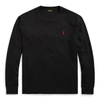 Ralph Lauren Classic Fit Jersey Long-sleeve T-shirt In Polo Black