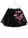 GIVENCHY FLORAL-EMBROIDERED TUTU SKIRT