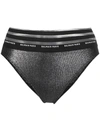 BALMAIN HIGH-WAISTED LOGO-PRINT KNICKERS