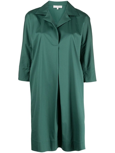 Antonelli Polo Neck 3/4s Dress In Green