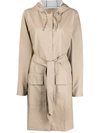 RAINS BELTED RAINCOAT