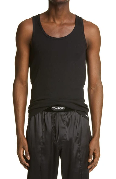 TOM FORD TOM FORD RIBBED MUSCLE TANK,T4D101210
