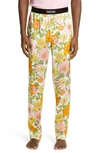 TOM FORD FLORAL STRETCH SILK PAJAMA PANTS,T4H121350