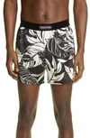 TOM FORD HIBISCUS PRINT STRETCH SILK BOXERS,T4LE41370