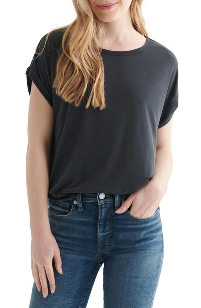 Lucky Brand Sandwash T-shirt In Lucky Black