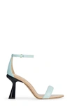 GIVENCHY CARENE TWO-TONE ANKLE STRAP SANDAL,BE3058E0XP