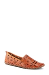 Spring Step Fusaro Loafer In Orange Leather