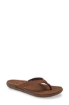 Olukai Aukai Flip Flop In Dk Java/dk Java