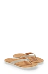 Olukai Honu Flip Flop In Beige