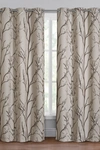 Vcny Home Kingdom Branch Blackout Curtain Panel In Brown
