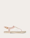 Valentino Garavani Woman Thong Sandal Light Pink Size 6 Rubber In Rose Quartz