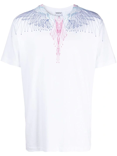 Marcelo Burlon County Of Milan Wings Crew-neck T-shirt In Weiss