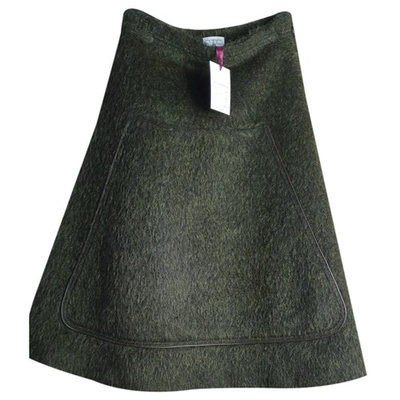 Pre-owned Stella Jean Wool Mid-length Skirt In Green