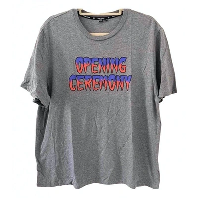 Pre-owned Opening Ceremony Grey Cotton Top