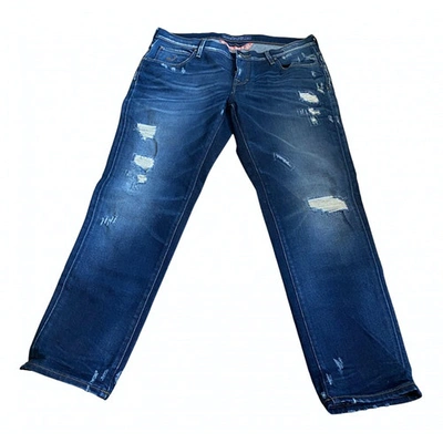 Pre-owned Jacob Cohen Blue Cotton - Elasthane Jeans