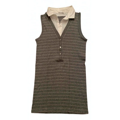 Pre-owned Brunello Cucinelli Top In Grey