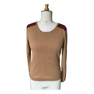 Pre-owned Marie Sixtine Wool Jumper In Camel