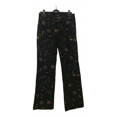 Pre-owned Roberto Cavalli Large Pants In Multicolour