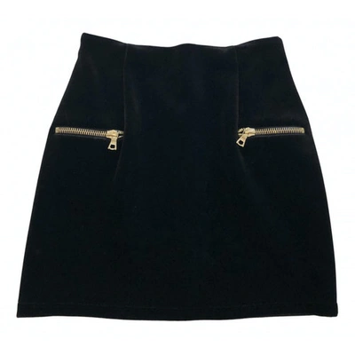 Pre-owned Sandro Fall Winter 2019 Black Velvet Skirt
