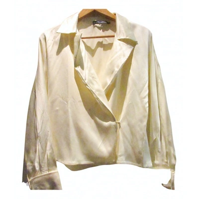 Pre-owned Polo Ralph Lauren Silk Shirt In Beige