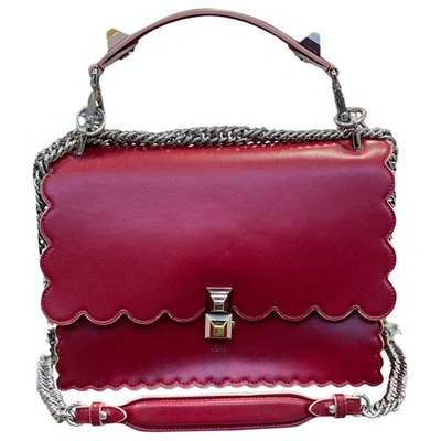 Pre-owned Fendi Kan I Leather Handbag