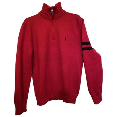 Pre-owned Polo Ralph Lauren Red Cotton Knitwear & Sweatshirt