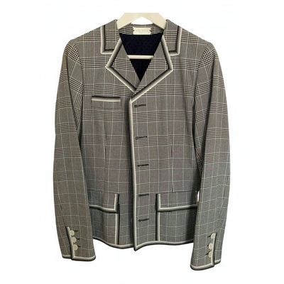 Pre-owned Alexis Mabille Wool Jacket In Grey