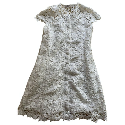 Pre-owned Paul & Joe Sister Lace Mini Dress In White