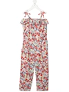 BONPOINT FLORAL PRINT JUMPSUIT