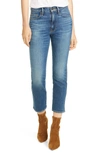 Frame Le Pixie Sylvie High Waist Slender Straight Leg Jeans In Teigan Avenue