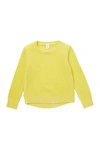 Harper Canyon Kids' Chenille Sweater In Yellow Butter