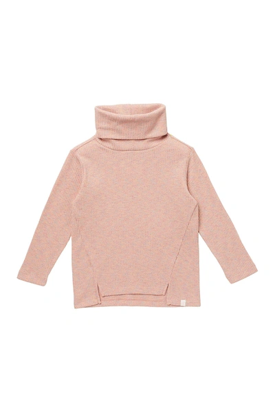 Sovereign Code Kids' Margot Split Hem Sweater In Pink
