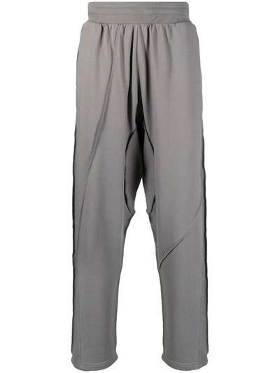 A-cold-wall* Dissection Organic-cotton And Recycled Polyester-blend Jogging Bottoms In Grey