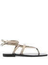 A.EMERY STRAPPY LEATHER SANDALS