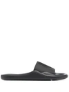 Kenzo Flats In Black Rubber/plasic In Black