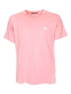 Acne Studios Nash Face Pink Cotton T-shirt