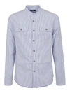 BALMAIN STRIPED COTTON SHIRT