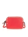 VALENTINO GARAVANI ROCKSTUD CROSSBODY BAG IN PUR ROUGE