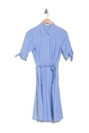 CALVIN KLEIN STRIPE SHIRT DRESS,193623515003