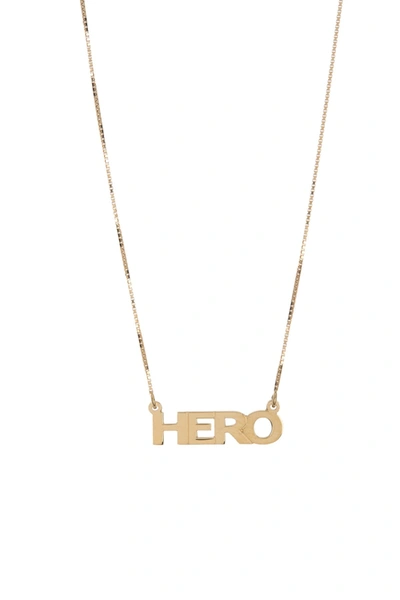 Melanie Marie Gold Plated Word Pendant Necklace