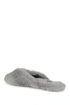 Journee Collection Journee Sundown Faux Fur Slipper In Grey