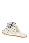 JOURNEE COLLECTION JOURNEE STARDUST POMPOM SLIPPER,052574833317