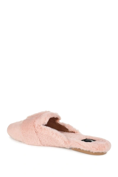 JOURNEE COLLECTION JOURNEE COLLECTION JOURNEE EARA FAUX FUR SLIPPER,052574838213