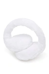 Gentek Fuzzy Wireless Headphones In Fur White
