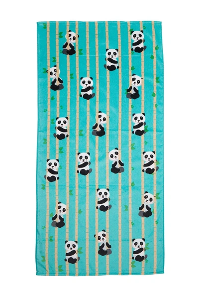 Apollo Towels Panda Bear Beach Towel In Multi